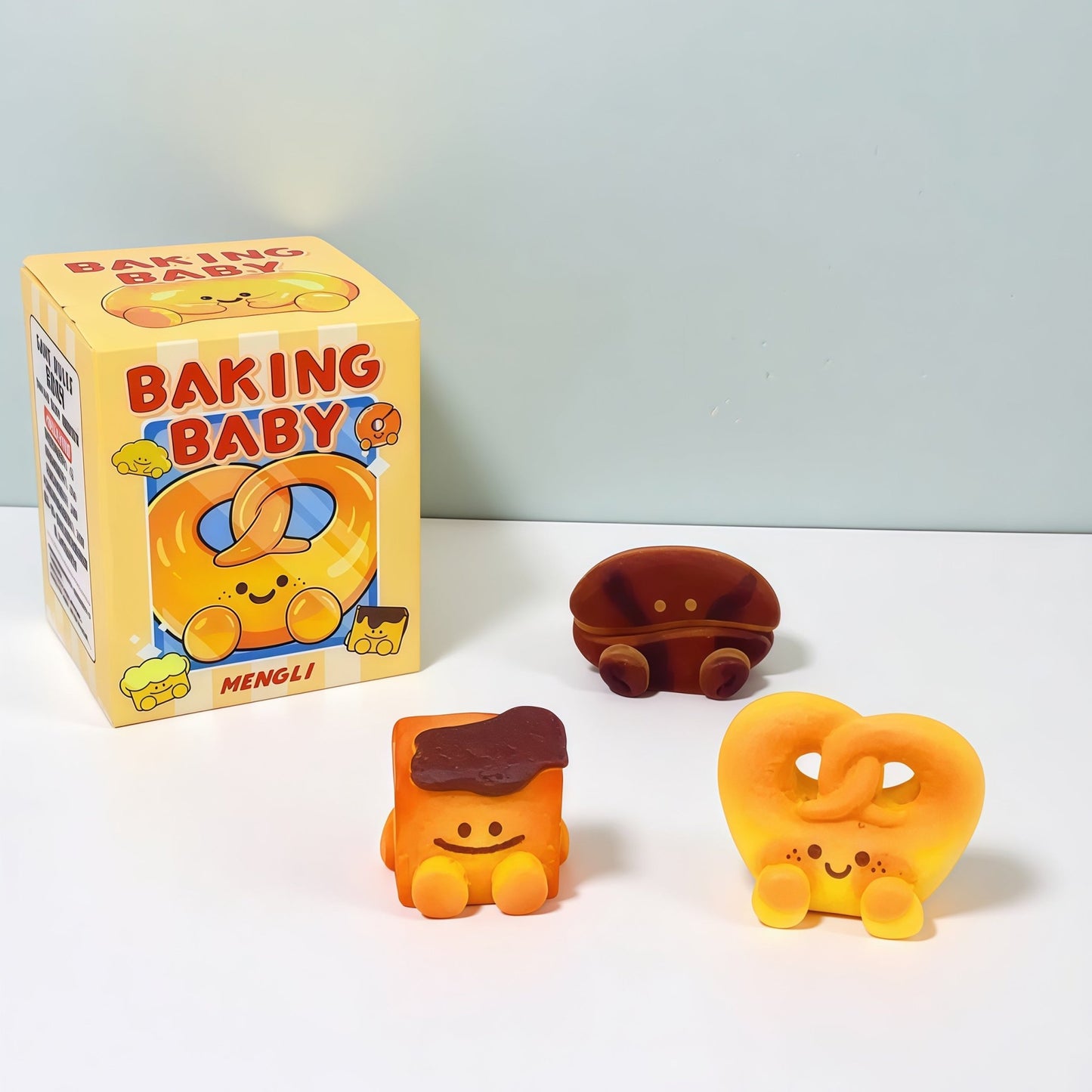 Jellycat Style Mini Bread Blind Box - Kawaii Bakery Micro Figures, Cute Squeeze Charms & Desk Decor - Buhigift