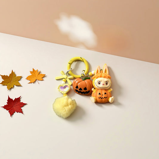 Pumpkin keychain Bag Charm Holiday Gift - Buhigift