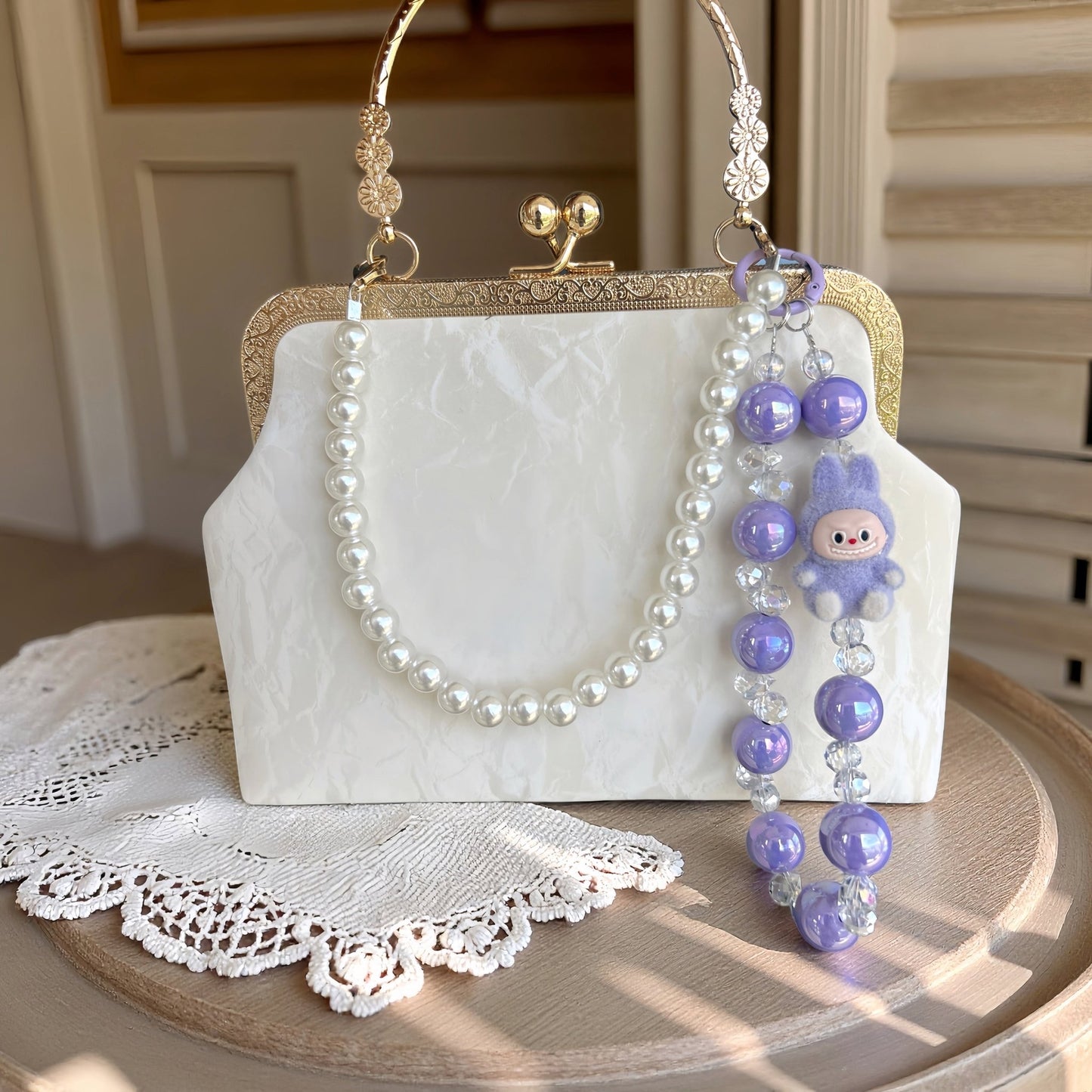 Beaded Keychain/Bag Charm/Holiday Gift - Buhigift