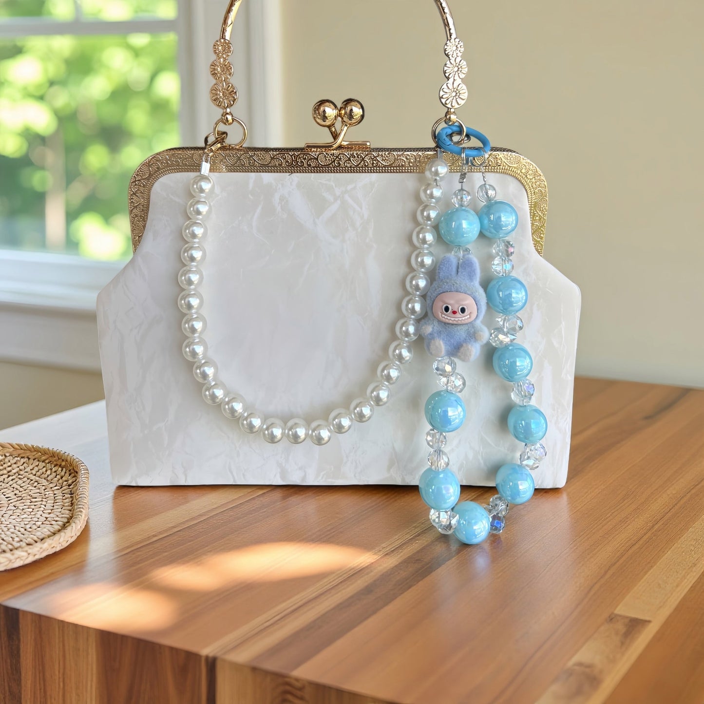 Beaded Keychain/Bag Charm/Holiday Gift - Buhigift