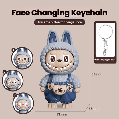 Face Change Keychain/Bag Charm/Holiday Gift - Buhigift