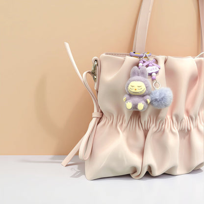 Fuzzy Ball Keychain/Bag Charm/Holiday Gift - Buhigift