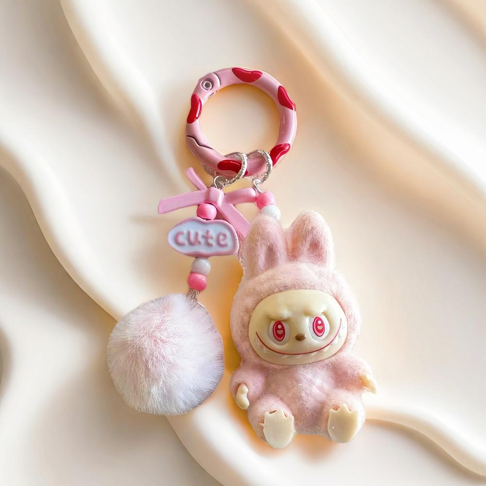 Fuzzy Ball Keychain/Bag Charm/Holiday Gift - Buhigift