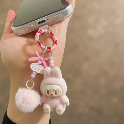 Fuzzy Ball Keychain/Bag Charm/Holiday Gift - Buhigift