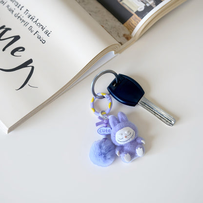 Fuzzy Ball Keychain/Bag Charm/Holiday Gift - Buhigift
