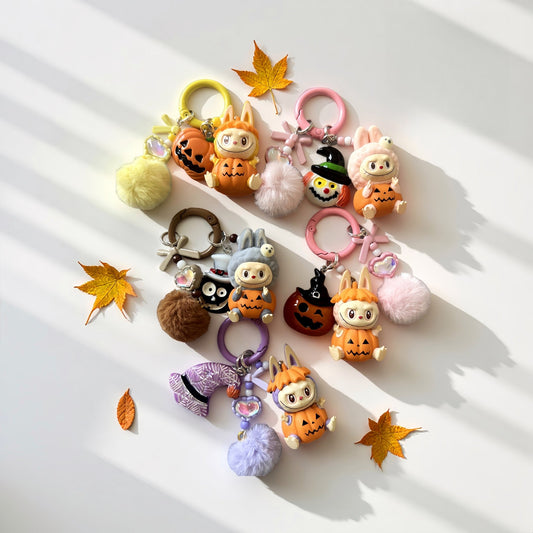 Pumpkin keychain/Bag Charm/Holiday Gift - Buhigift