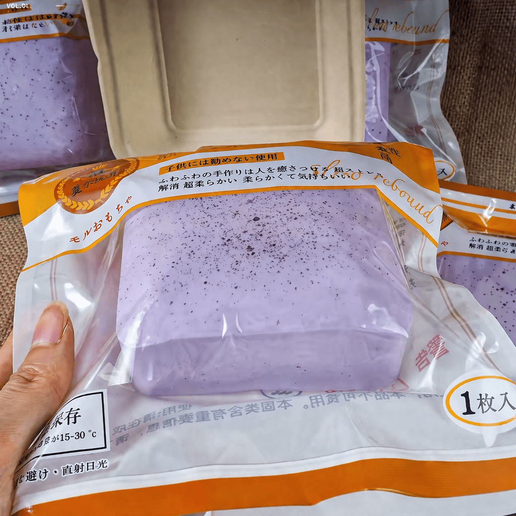 Taba Bread Toast Squishy Slow Rising, Pastel Soft Creamy Cube Squishy Toy for Stress Relief, ADHD Anxiety Fidget Toy, Scented Sensory Desk Toy Gift - Buhigift